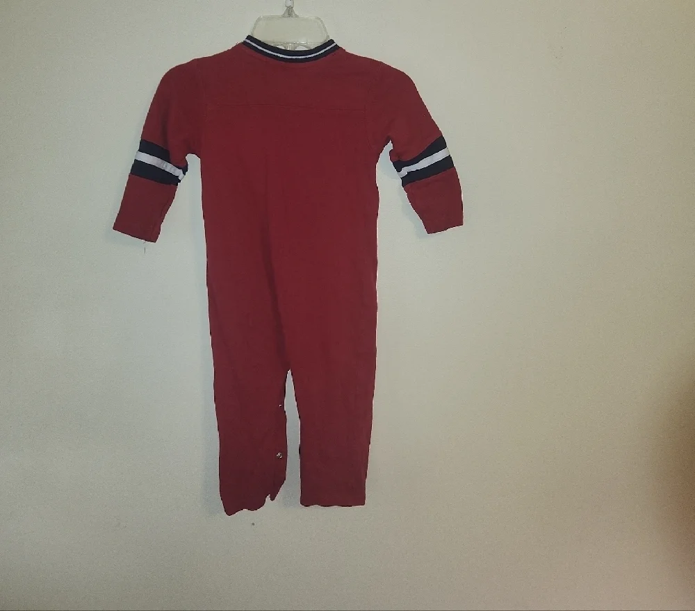OshKosh B'gosh Red and Blue Kids Onesie